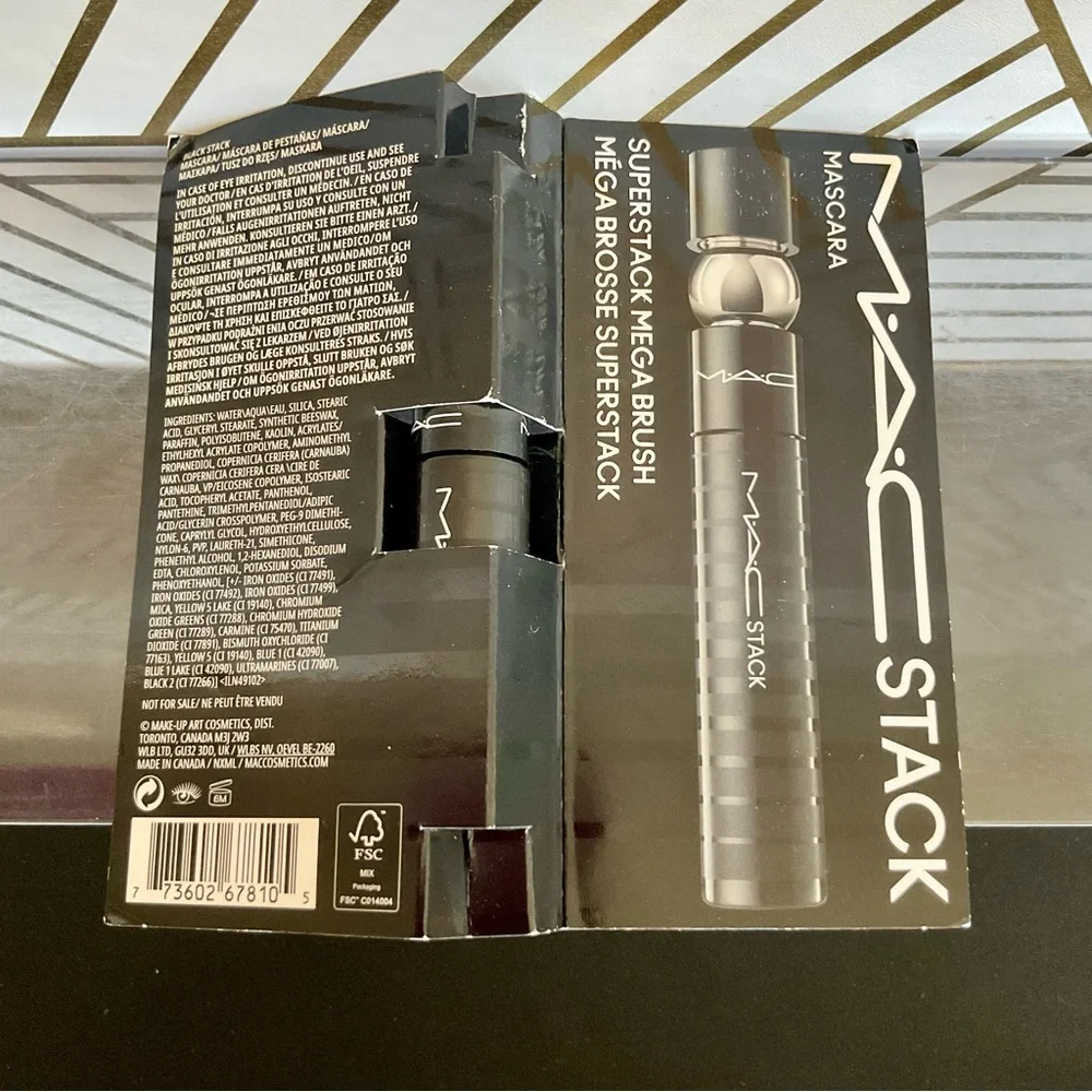 MAC Stack Mascara – Superstack Mega Brush (Travel Size 3ml / 0.1 fl oz)